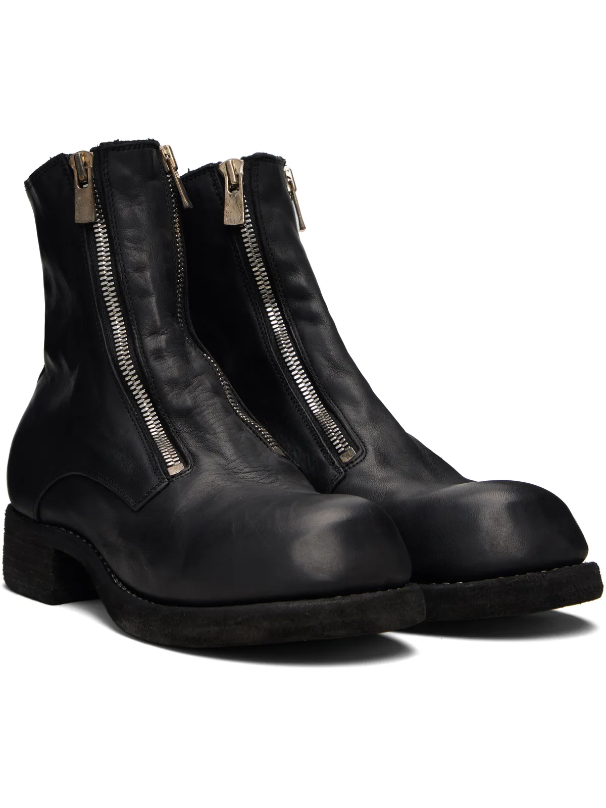 Guidi Horse ダブル フロントジップ ブーツ - 画像4