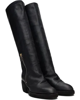 Guidi Soft Horse Black サイドジップ ハイブーツ - サムネイル4