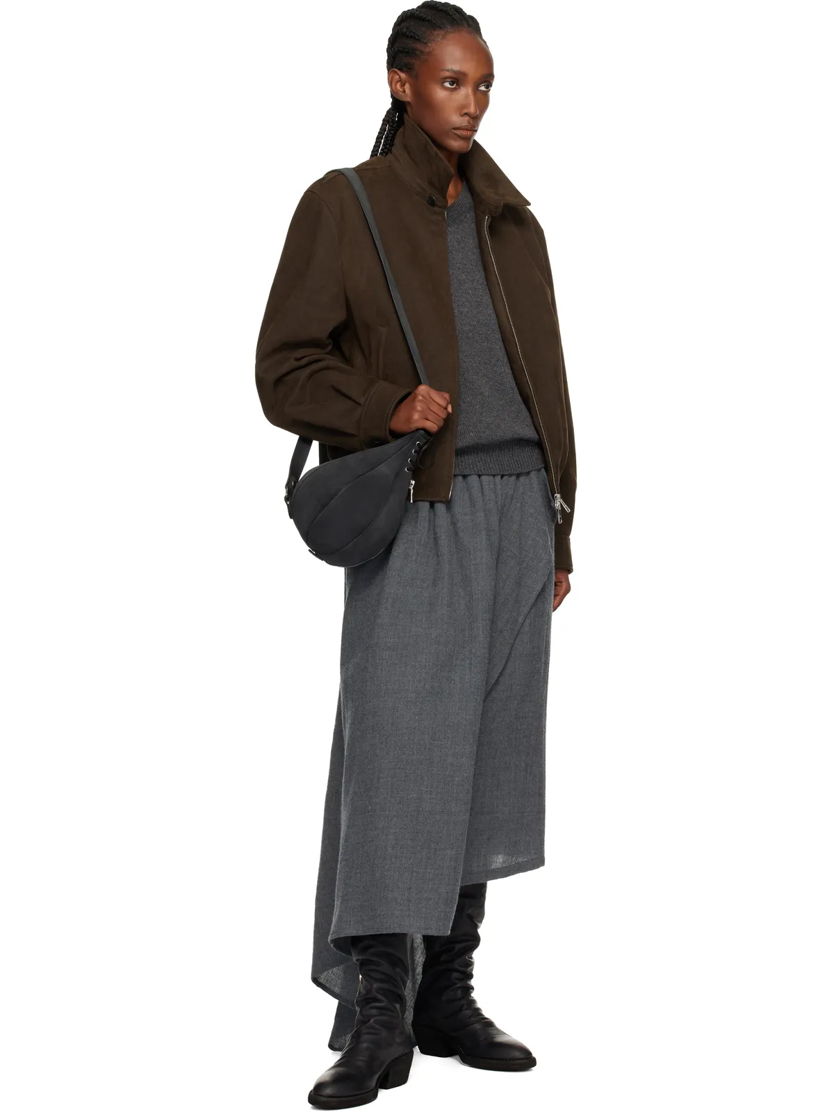 Guidi Soft Horse Black サイドジップ ハイブーツ - 画像5