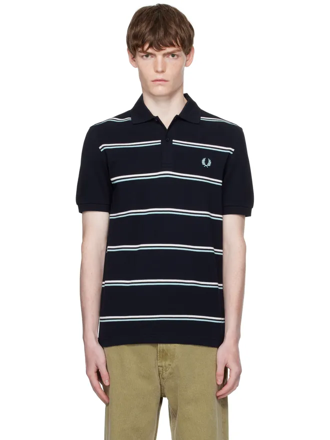 Fred Perry Fred Perry ボーダー ポロシャツの商品画像