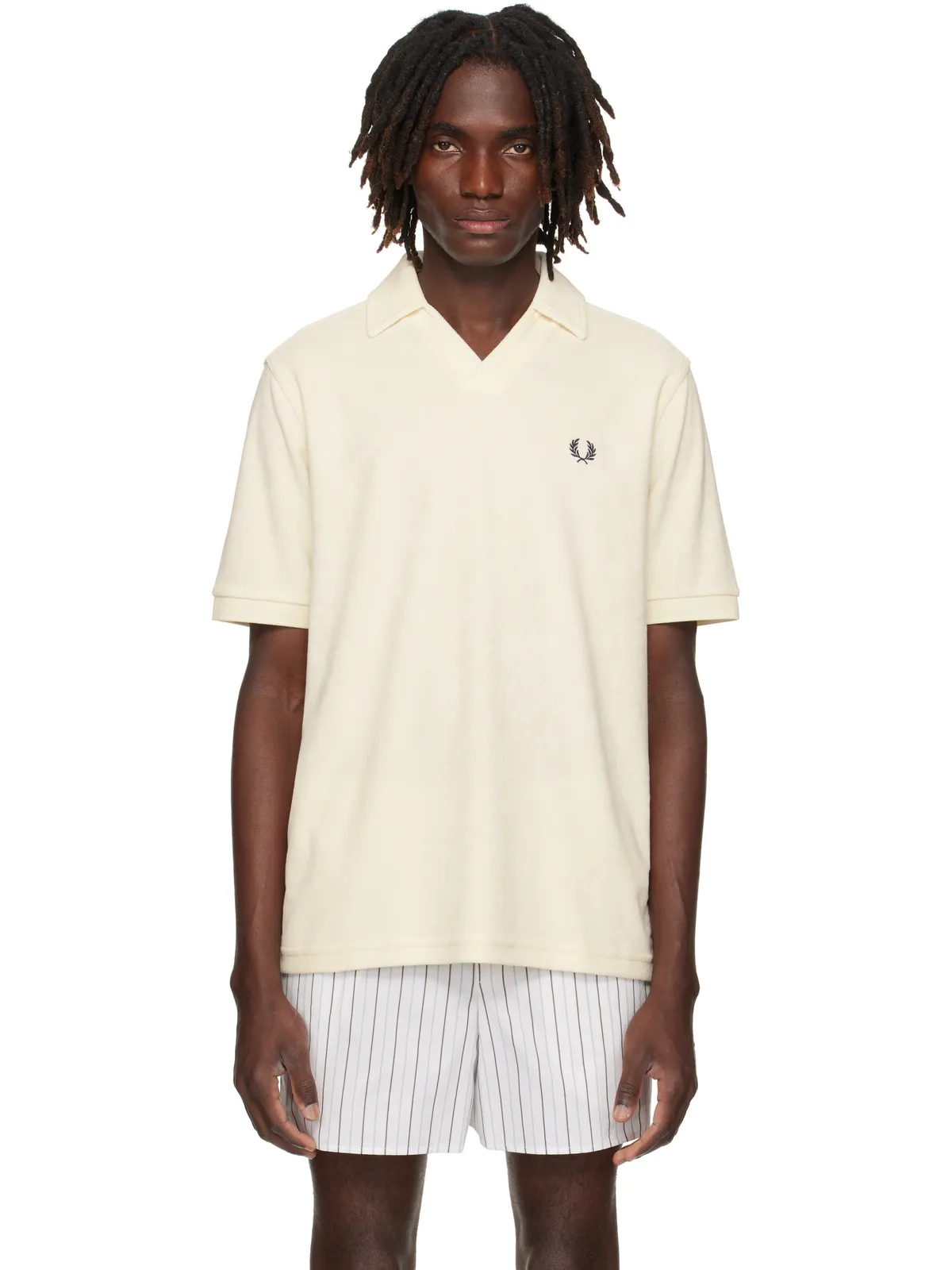 Fred Perry スキッパーカラー タオリング ポロシャツ - 画像1