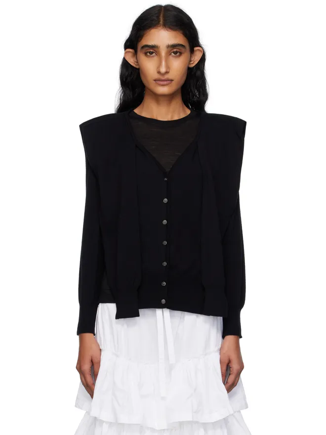 OPEN YY OPEN YY Sleeve Layered カーディガンの商品画像