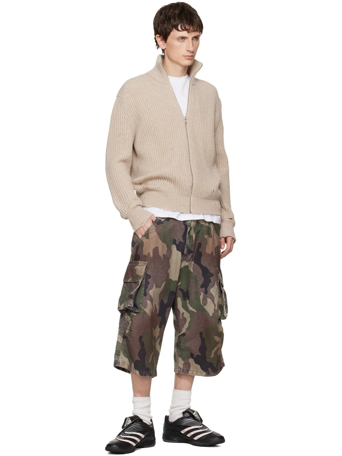 adidas Originals Predator Sala フェイクレザー スニーカー - 画像5