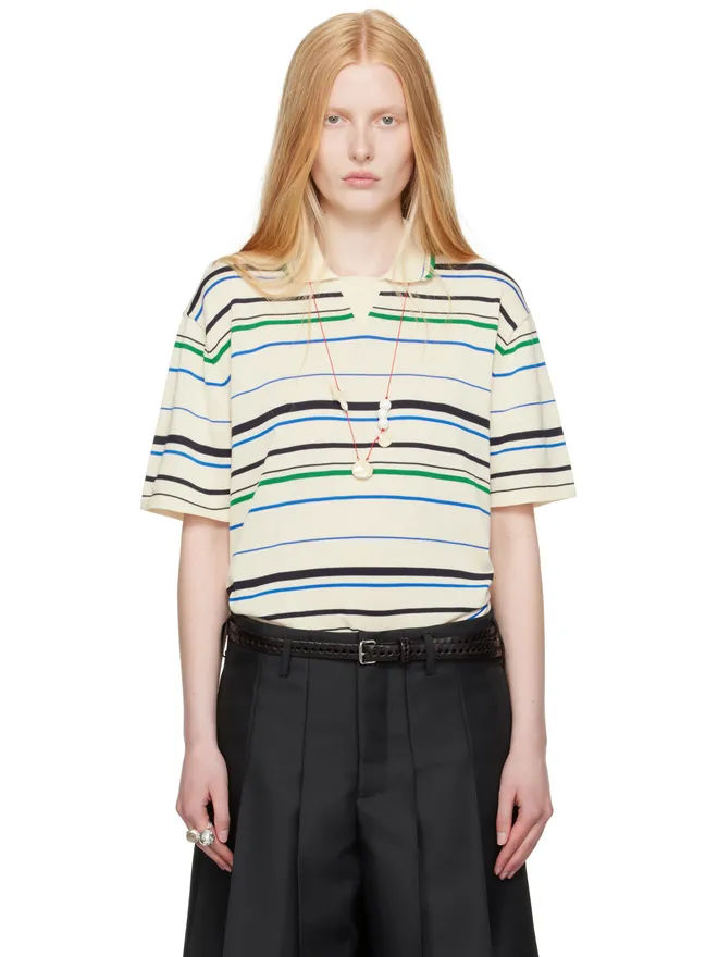 Wales Bonner Wales Bonner adidas Originalsエディション ニットポロシャツの商品画像