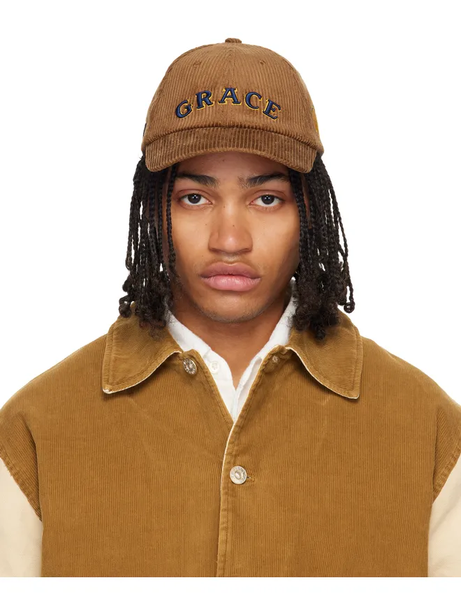 Wales Bonner Wales Bonner Grace コーデュロイ キャップの商品画像