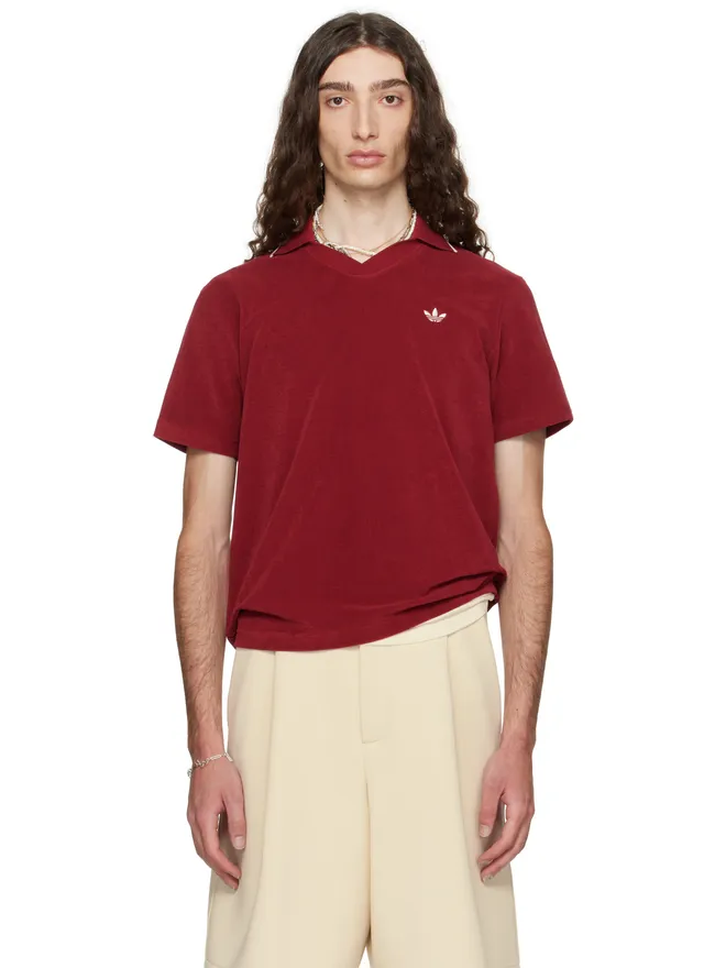 Wales Bonner Wales Bonner adidas Originalsエディション テリー ポロシャツの商品画像