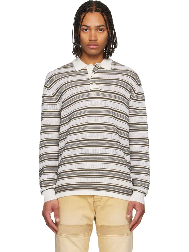 Wales Bonner Wales Bonner 'The Samuel' ニットポロシャツの商品画像