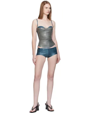 POSTER GIRL Rooney Latex Hotpants ボクサー ショートパンツ - サムネイル4
