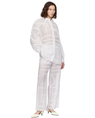 TOTEME Monogram Crochet PJ ラウンジパンツ - サムネイル4