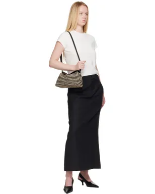 TOTEME T-Lock Woven-Leather クラッチバッグ - サムネイル4