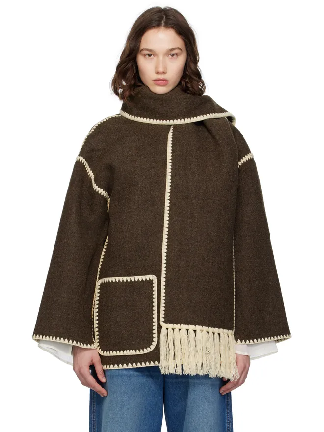 TOTEME TOTEME Embroidered Scarf ジャケットの商品画像