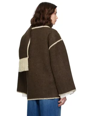 TOTEME Embroidered Scarf ジャケット - サムネイル3