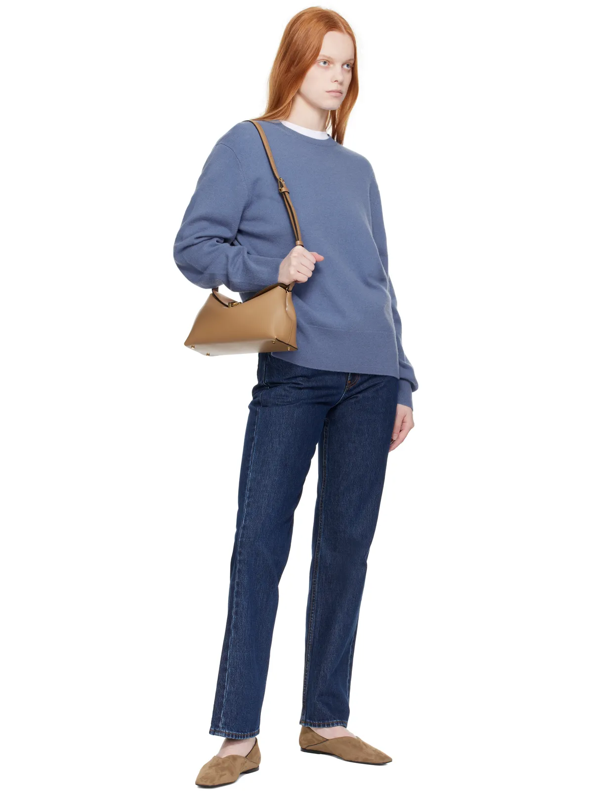 TOTEME Everyday スエード フラットシューズ - 画像5