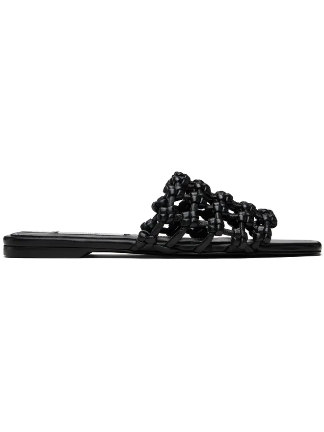 TOTEME TOTEME Braided-Leather Bandeau スライドの商品画像