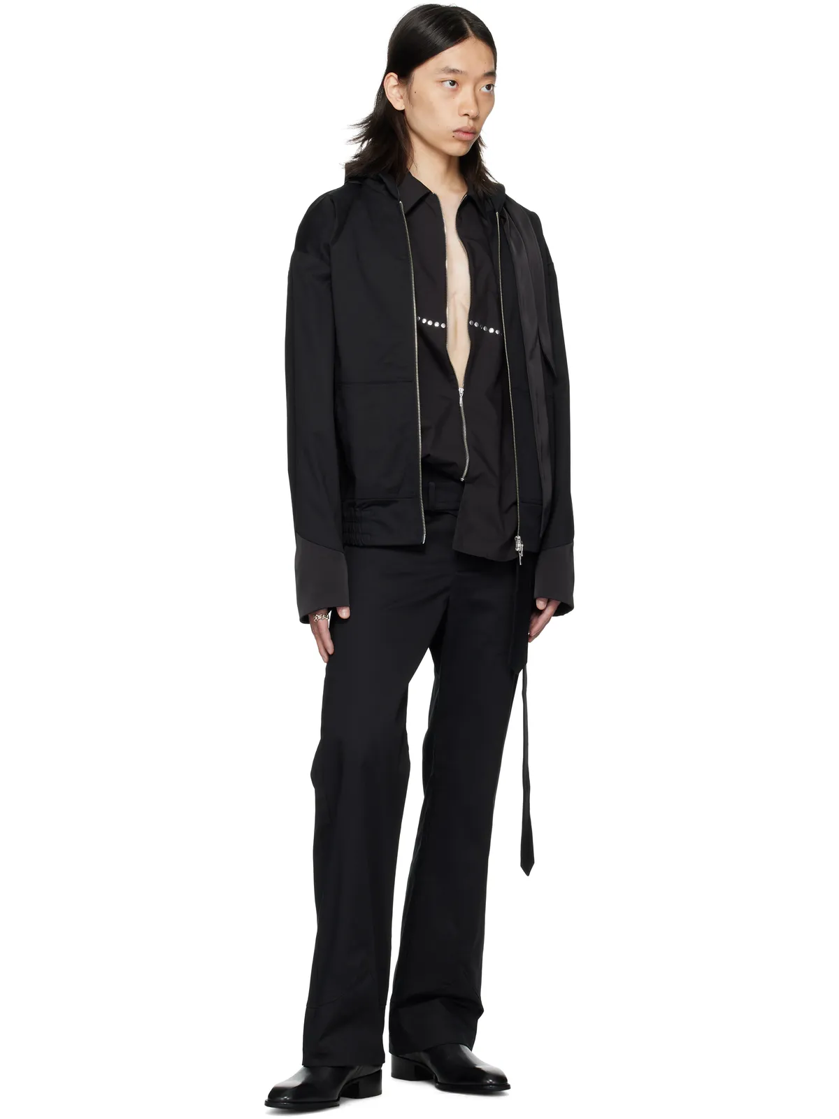 a.v. vattev Hooded Scarf ジャケット - 画像4