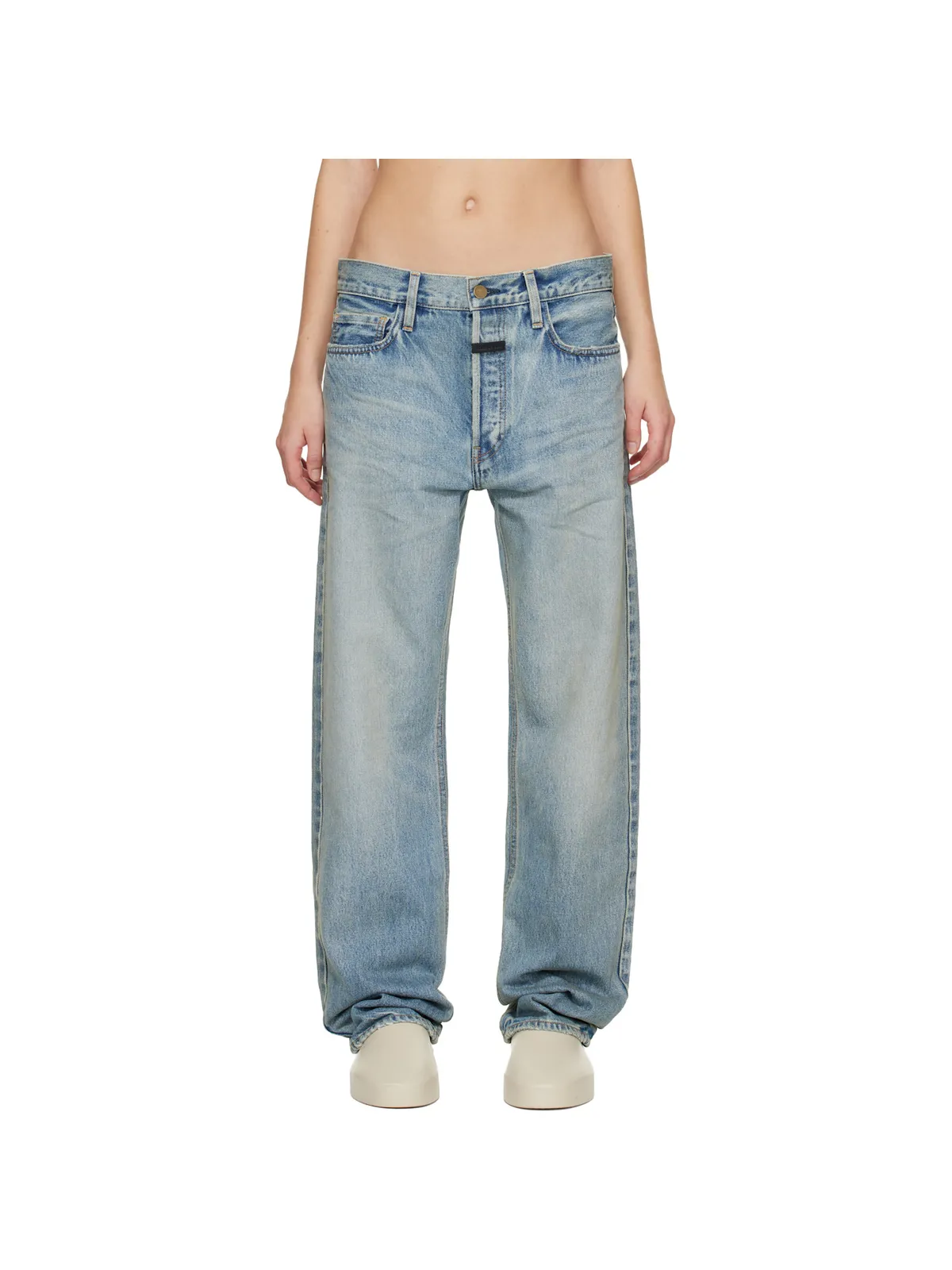 Fear of God ロゴパッチ ジーンズ - 画像1