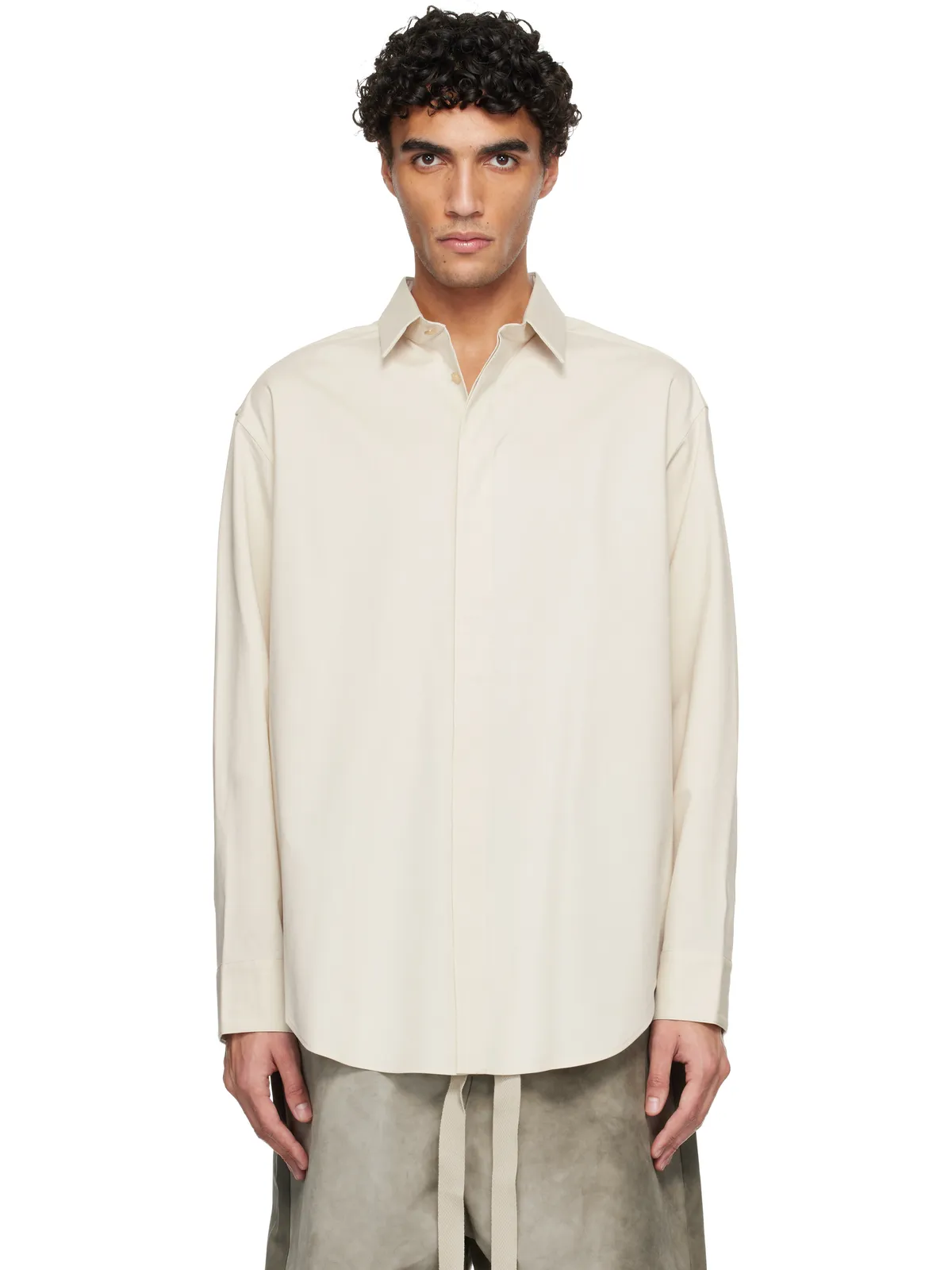 Fear of God コットンウール オックスフォード クラシック シャツ - 画像1