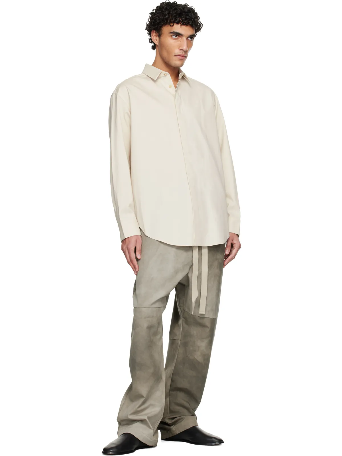 Fear of God コットンウール オックスフォード クラシック シャツ - 画像4