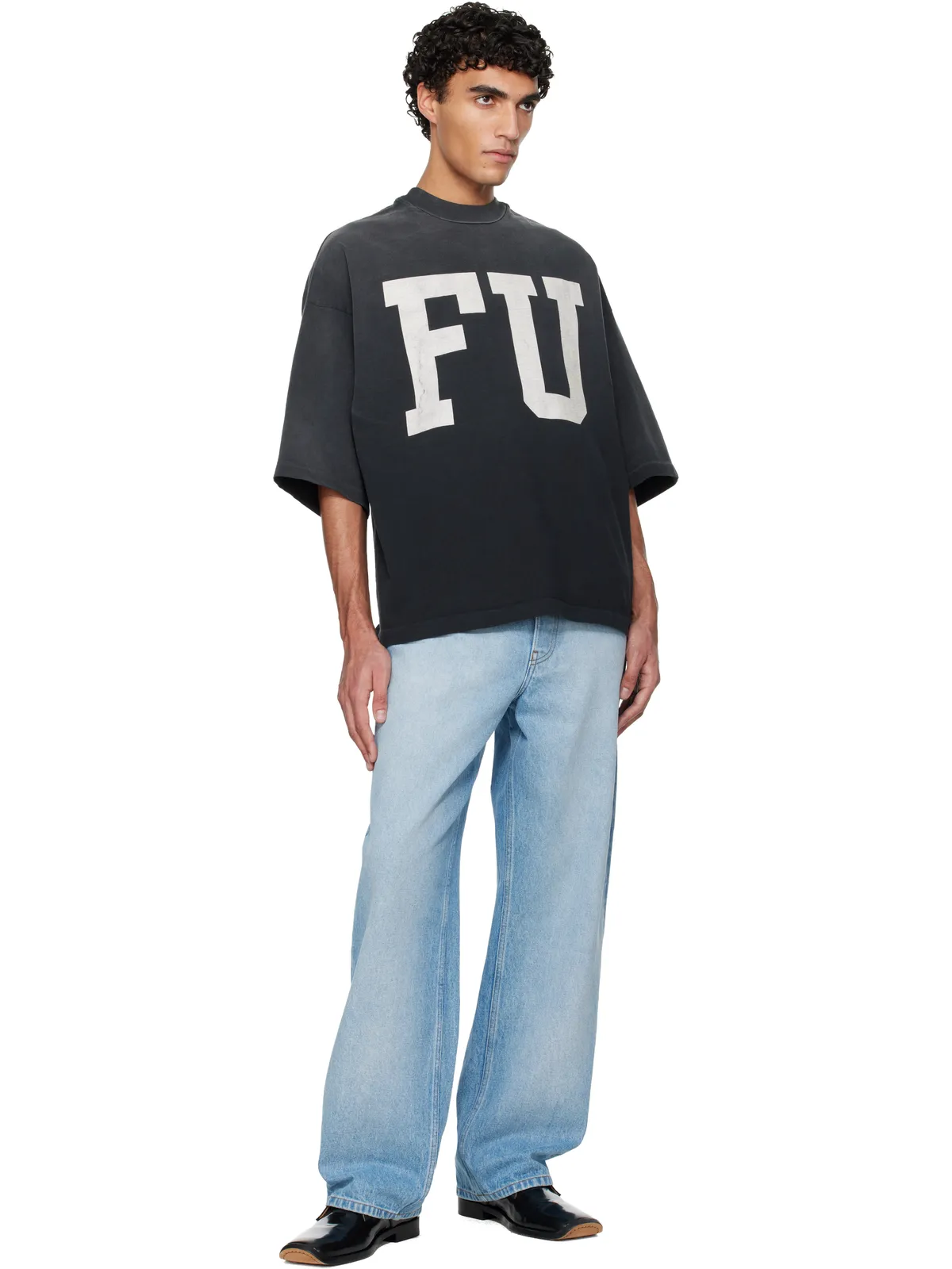 Fear of God FU Educate リラックス Tシャツ - 画像4