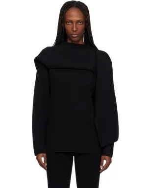Courrèges マフラー オーバーサイズ ウール セーター - サムネイル1