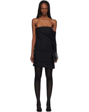 Courrèges Draped Polywool ビスチェ ミニワンピース - サムネイル1