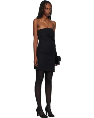 Courrèges Draped Polywool ビスチェ ミニワンピース - サムネイル2