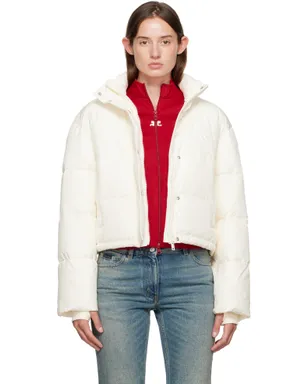 Courrèges クロップド パファージャケット - サムネイル1
