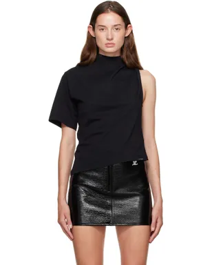 Courrèges ツイスト アシンメトリー Tシャツ - サムネイル1