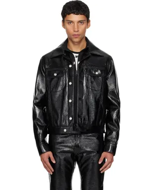 Courrèges Vinyl トラッカージャケット - サムネイル1