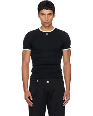 Courrèges シグネチャ コントラスト Tシャツ - サムネイル1