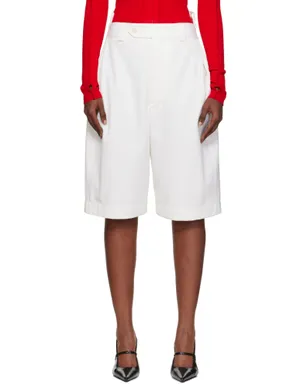 Victoria Beckham タブディテール ショートパンツ - サムネイル1