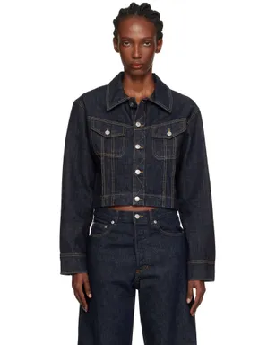 Victoria Beckham クロップド デニムジャケット - サムネイル1