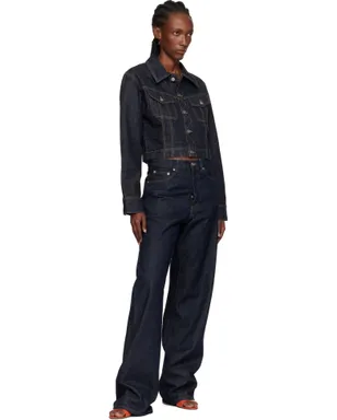 Victoria Beckham クロップド デニムジャケット - サムネイル4