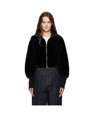 Victoria Beckham ジッパー シアリング ボンバージャケット - サムネイル1