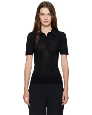 Victoria Beckham ニットポロシャツ - サムネイル1
