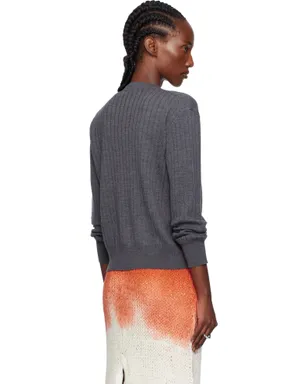 Bottega Veneta ウール リブ カーディガン - サムネイル3