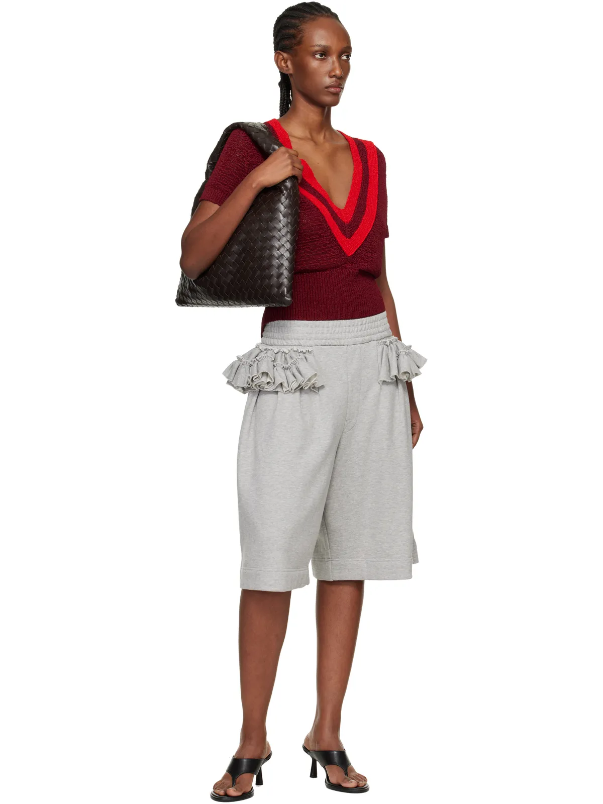 Bottega Veneta スモール New Hop Intrecciato バッグ - 画像4