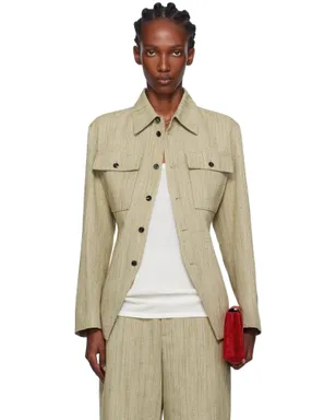 Bottega Veneta ビスコースシルク シャツジャケット - サムネイル1