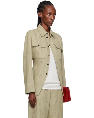 Bottega Veneta ビスコースシルク シャツジャケット - サムネイル2