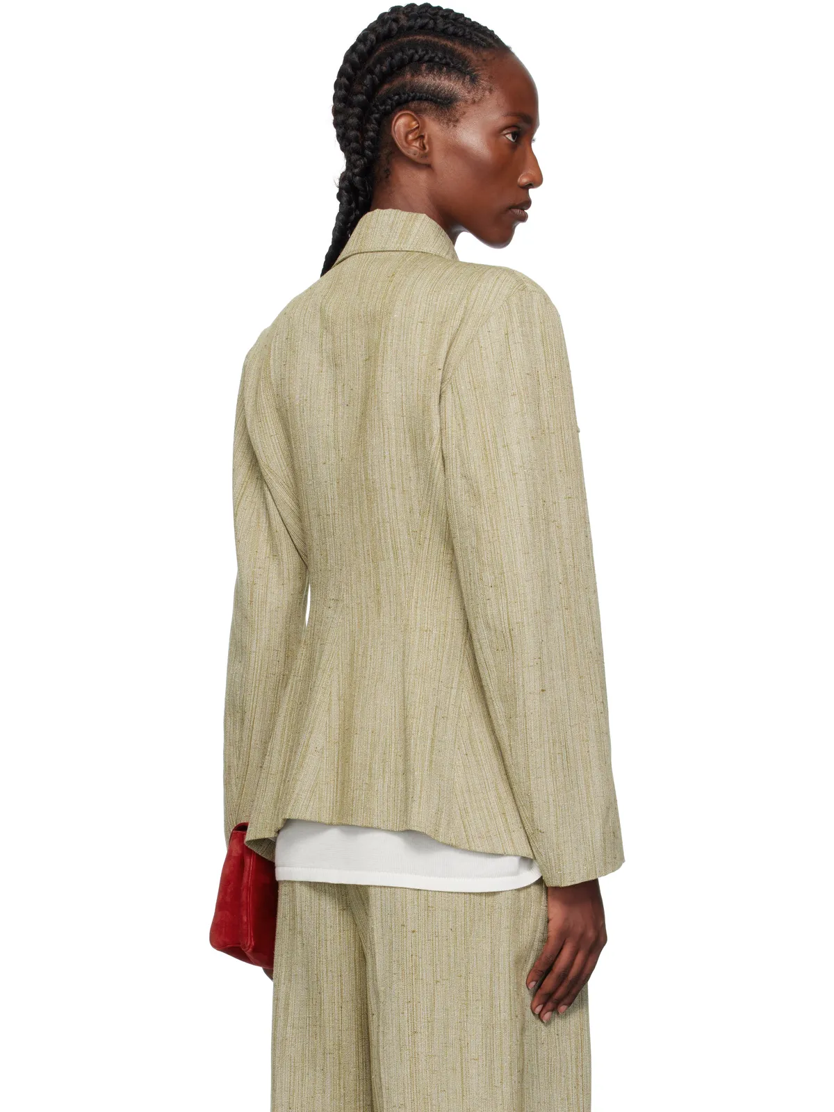 Bottega Veneta ビスコースシルク シャツジャケット - 画像3