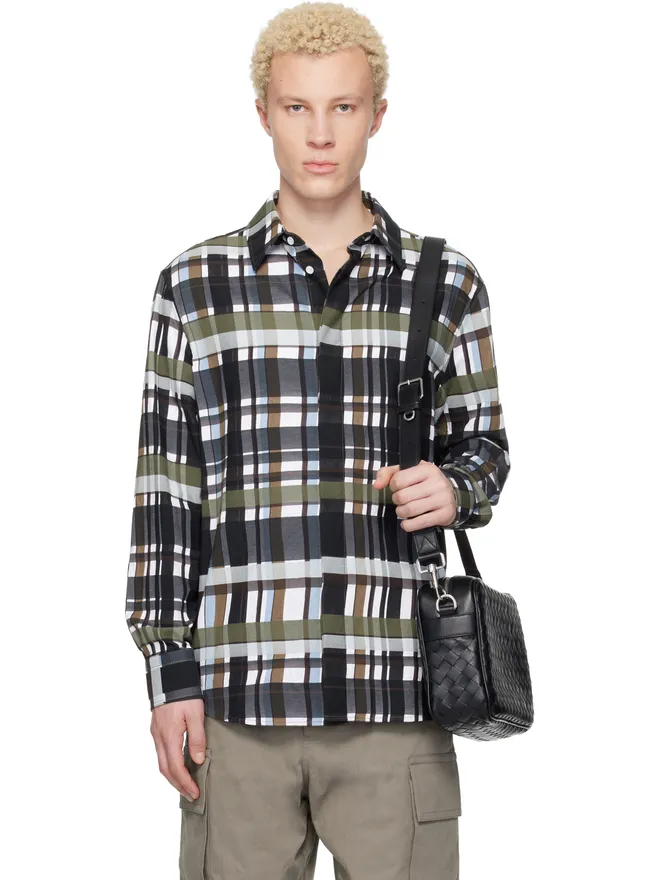 Bottega Veneta Bottega Veneta コットン チェック シャツの商品画像