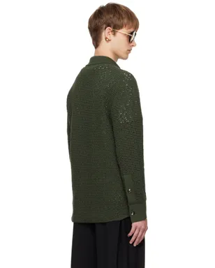 Bottega Veneta コットン クロシェ カーディガン - サムネイル3