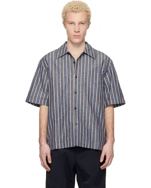 Bottega Veneta Bold コットンリネン ストライプ シャツ - サムネイル1
