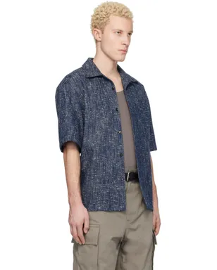 Bottega Veneta Textured Fleck Cotton Drill シャツ - サムネイル2