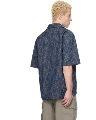 Bottega Veneta Textured Fleck Cotton Drill シャツ - サムネイル3