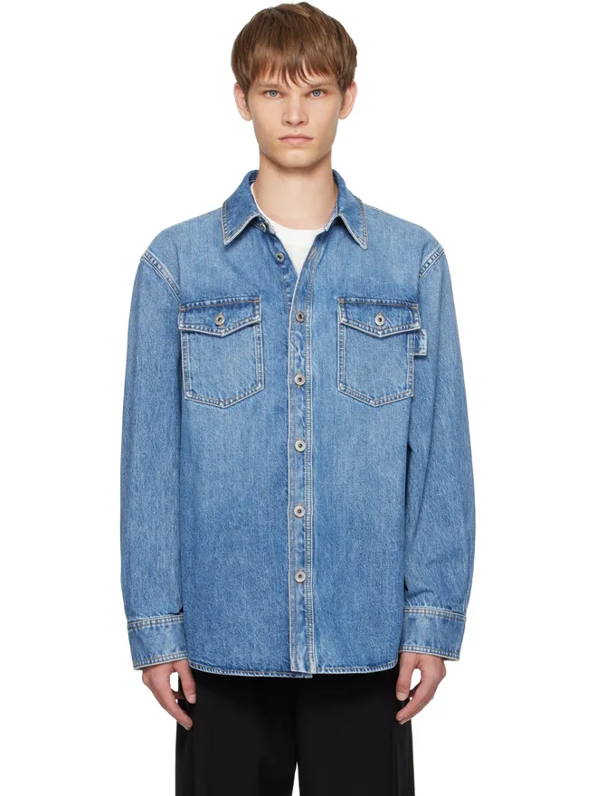 Bottega Veneta Bottega Veneta フェード デニムシャツの商品画像