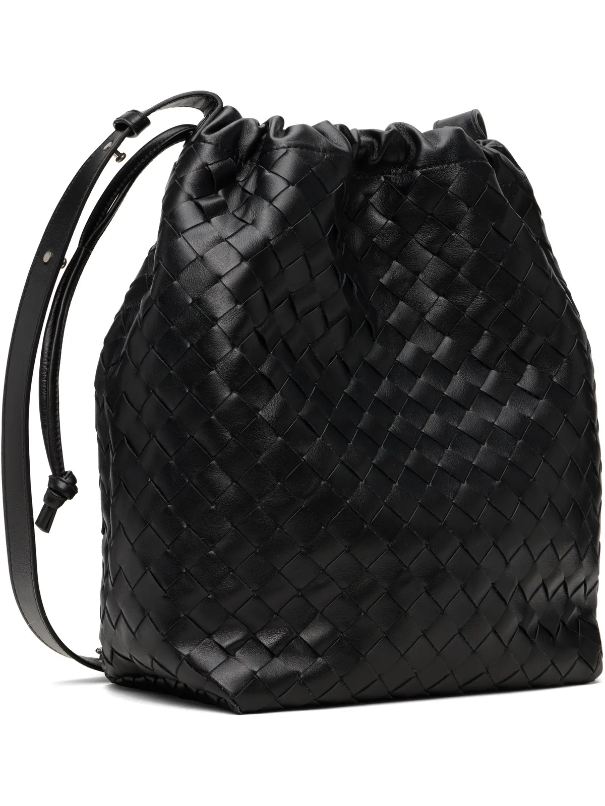 Bottega Veneta Intrecciato Biblioteca Bucket トートバッグ - 画像3