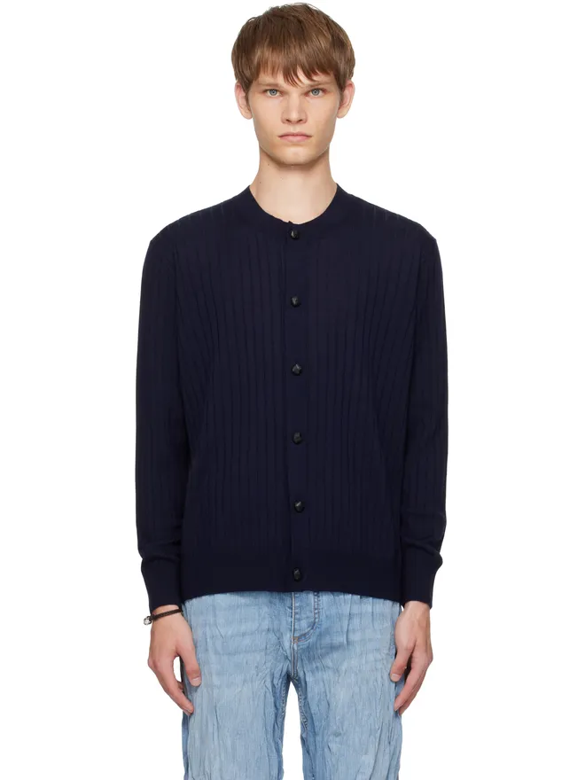 Bottega Veneta Bottega Veneta ウール リブ カーディガンの商品画像