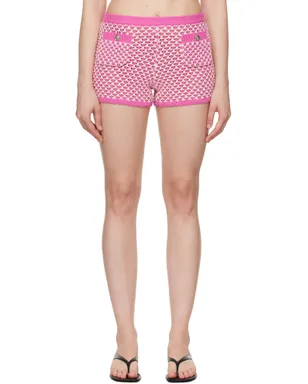 VERSACE クロシェ ニット ショートパンツ - サムネイル1