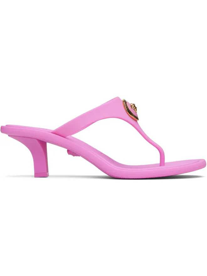 VERSACE VERSACE Alia 55 ラバー トング ヒールサンダルの商品画像